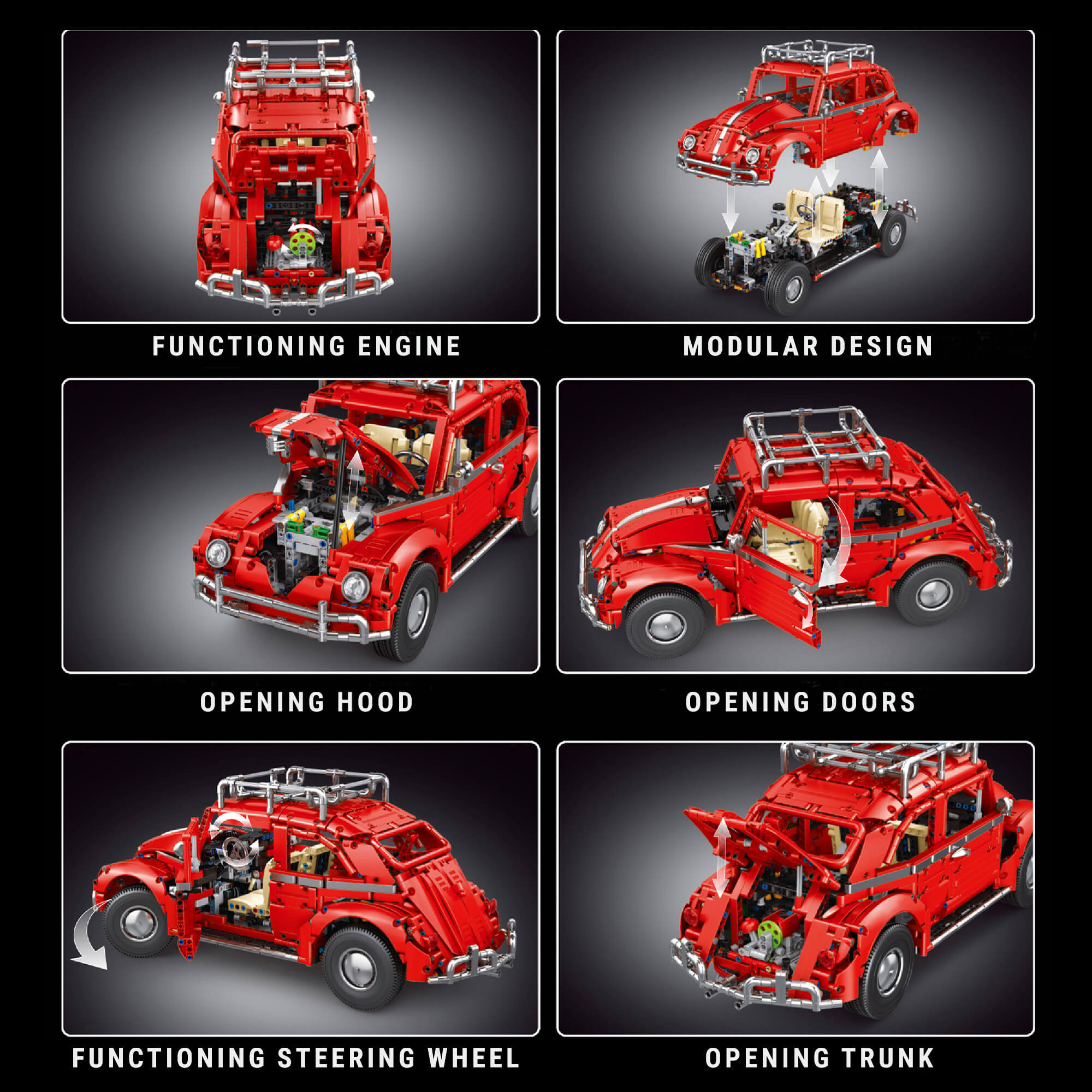 Classic German Bug 2660pcs