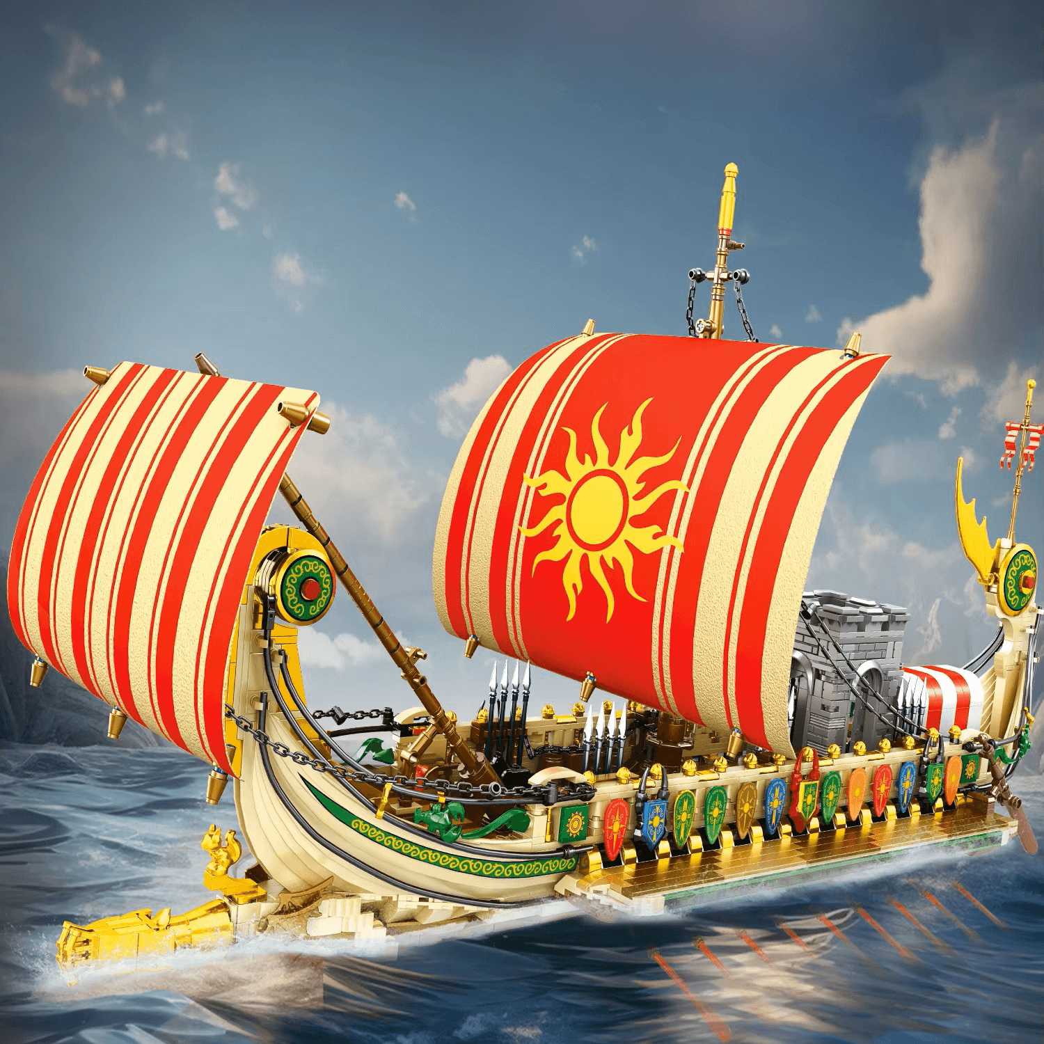 Greek Warship 2981pcs