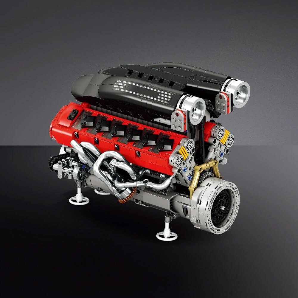 Legendary Prancing Horse V12 Engine 1239pcs