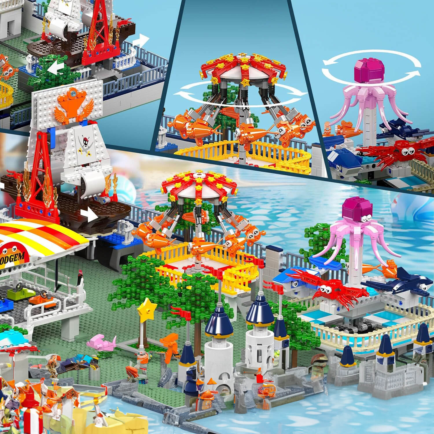 The Ultimate Motorised Amusement Park 5219pcs