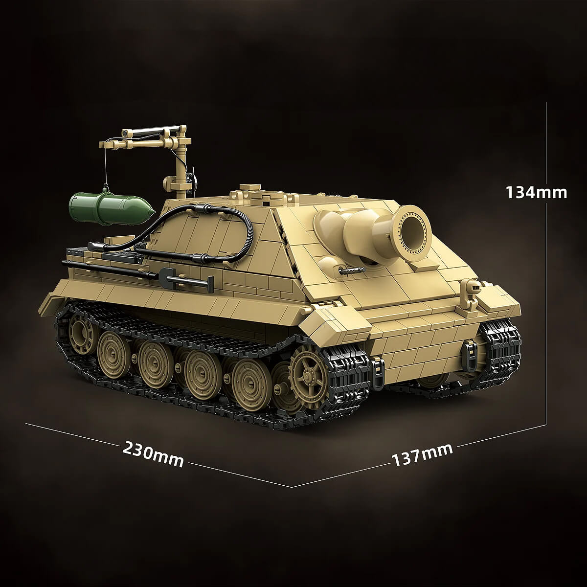 Sturmtiger 38cm Mortar 1393pcs
