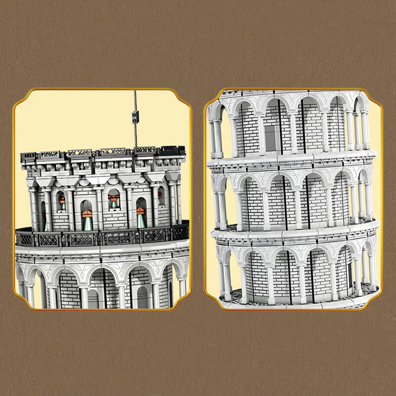 The Ultimate Leaning Tower of Pisa 7651pcs