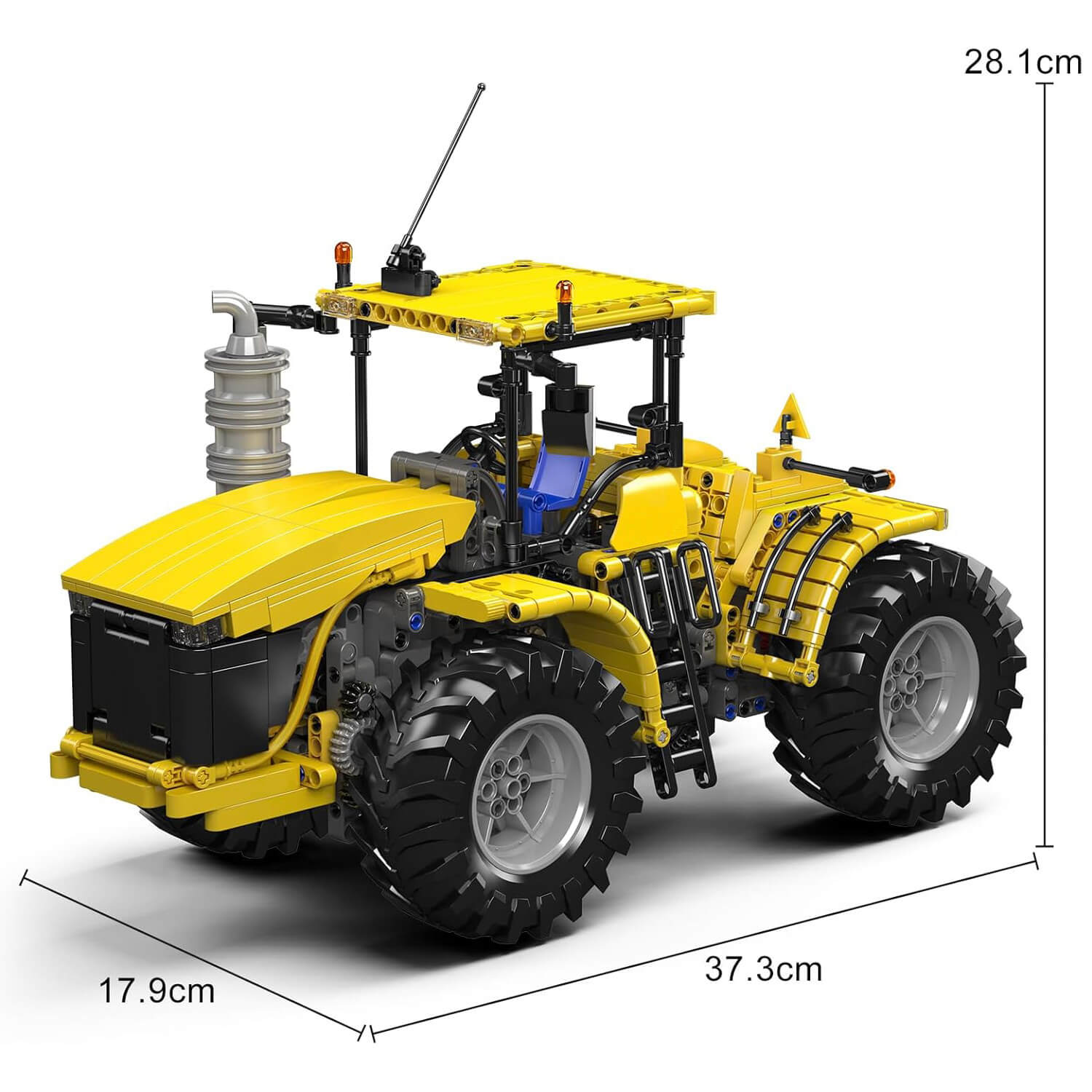 Remote Controlled Yellow Tractor 1299pcs