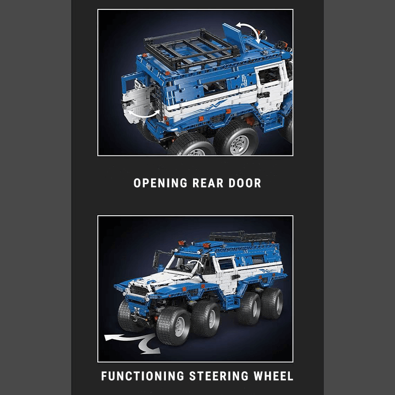 Limited Edition Remote Controlled 8 Wheel Drive Truck 3061pcs