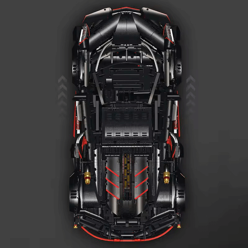 Limited Edition Meteorite Black Supercar 3808pcs