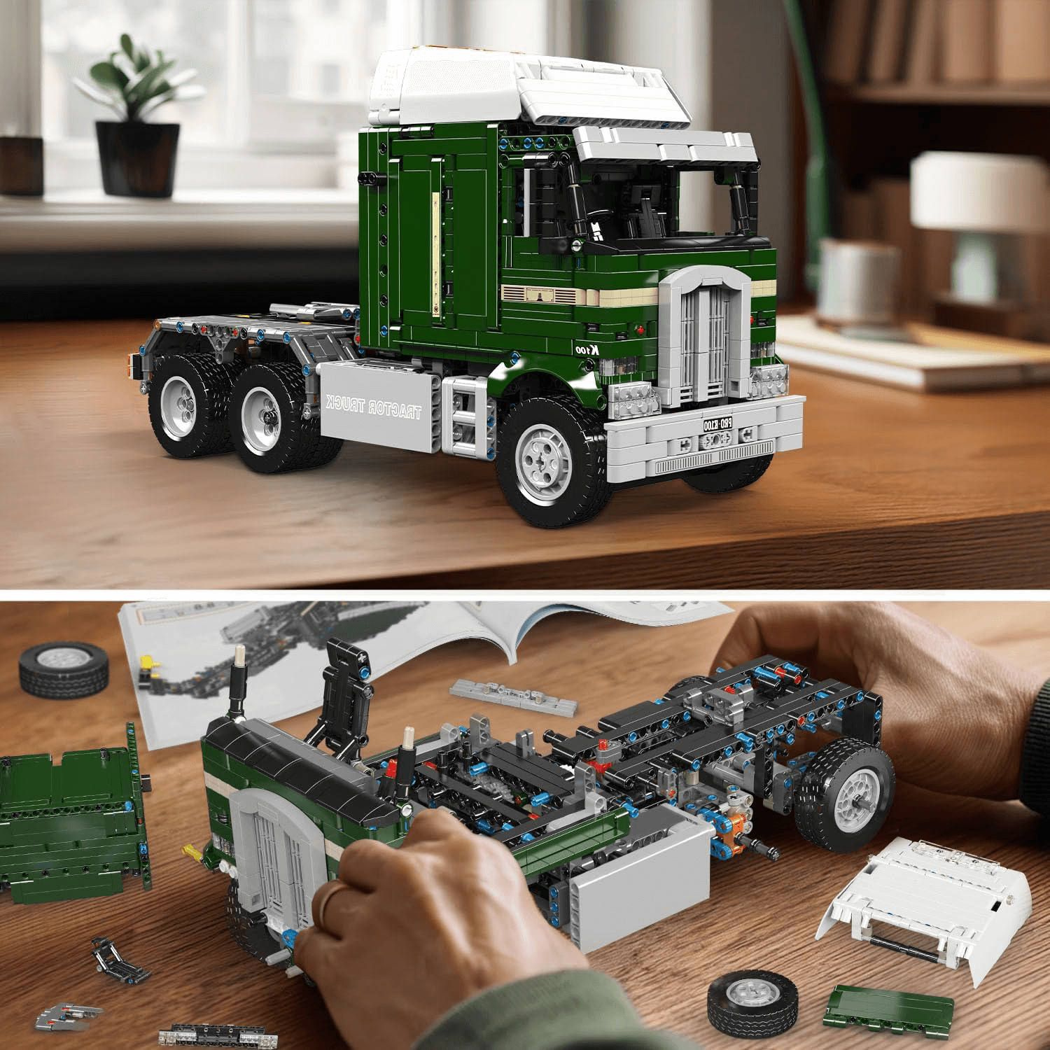 Remote Controlled 70s Cabover Truck 2180pcs