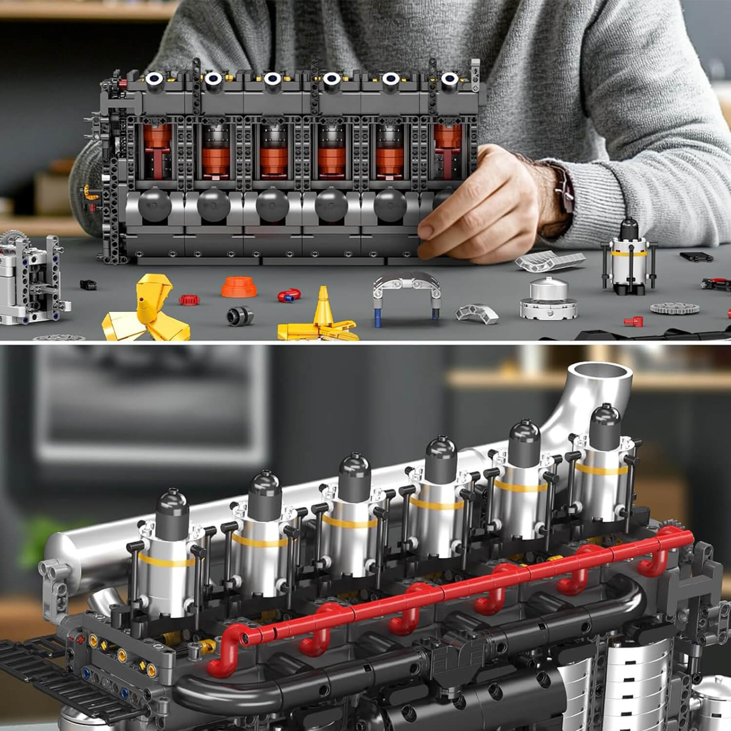 Dual Propeller Marine Diesel Engine 3221pcs