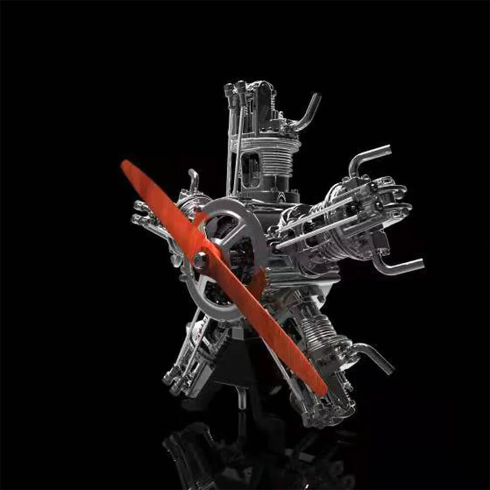 Radial Aircraft Engine - Metal Construction Set