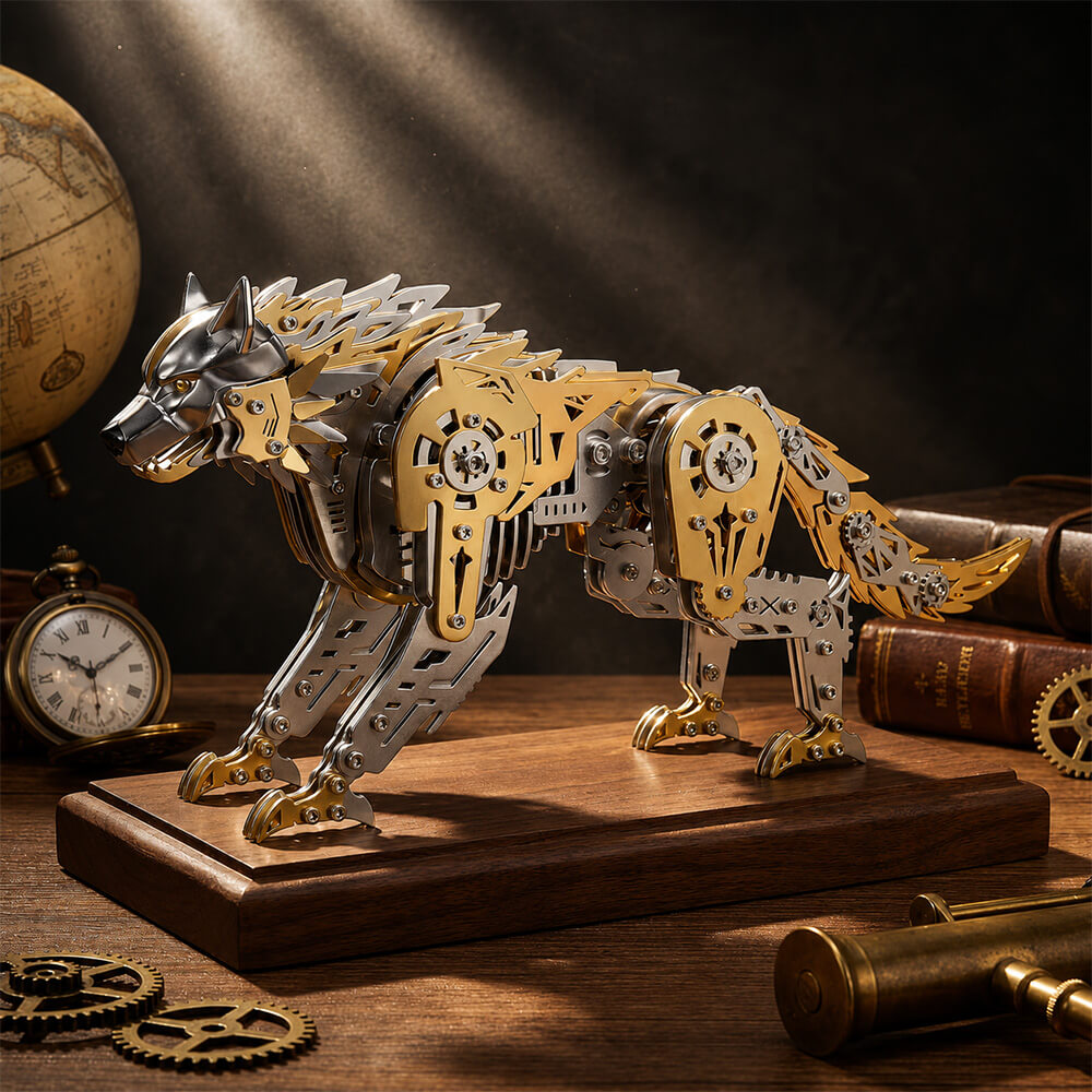 The Silverfang Wolf - Metal Construction Set