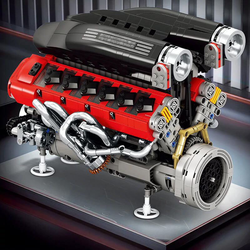 Legendary Prancing Horse V12 Engine 1239pcs