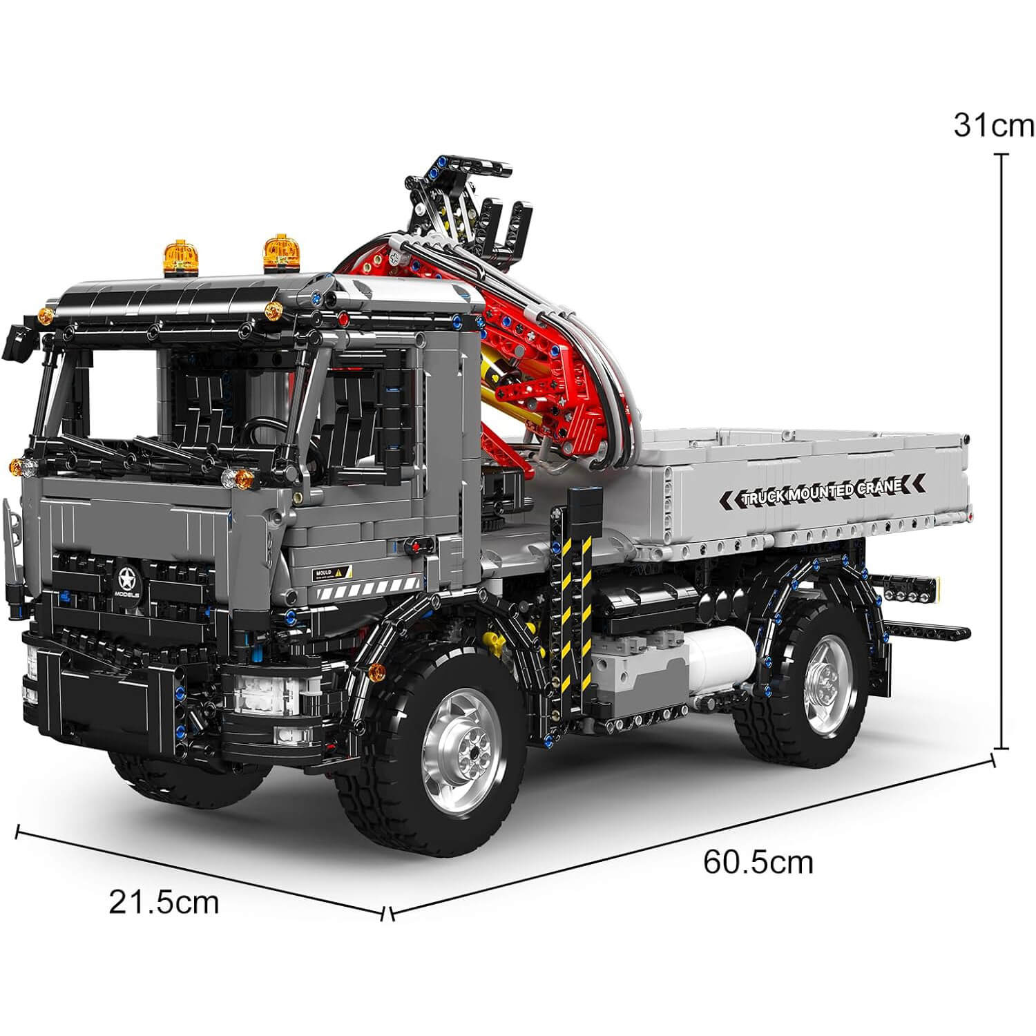 Remote-Controlled Construction Crane Truck 3766pcs