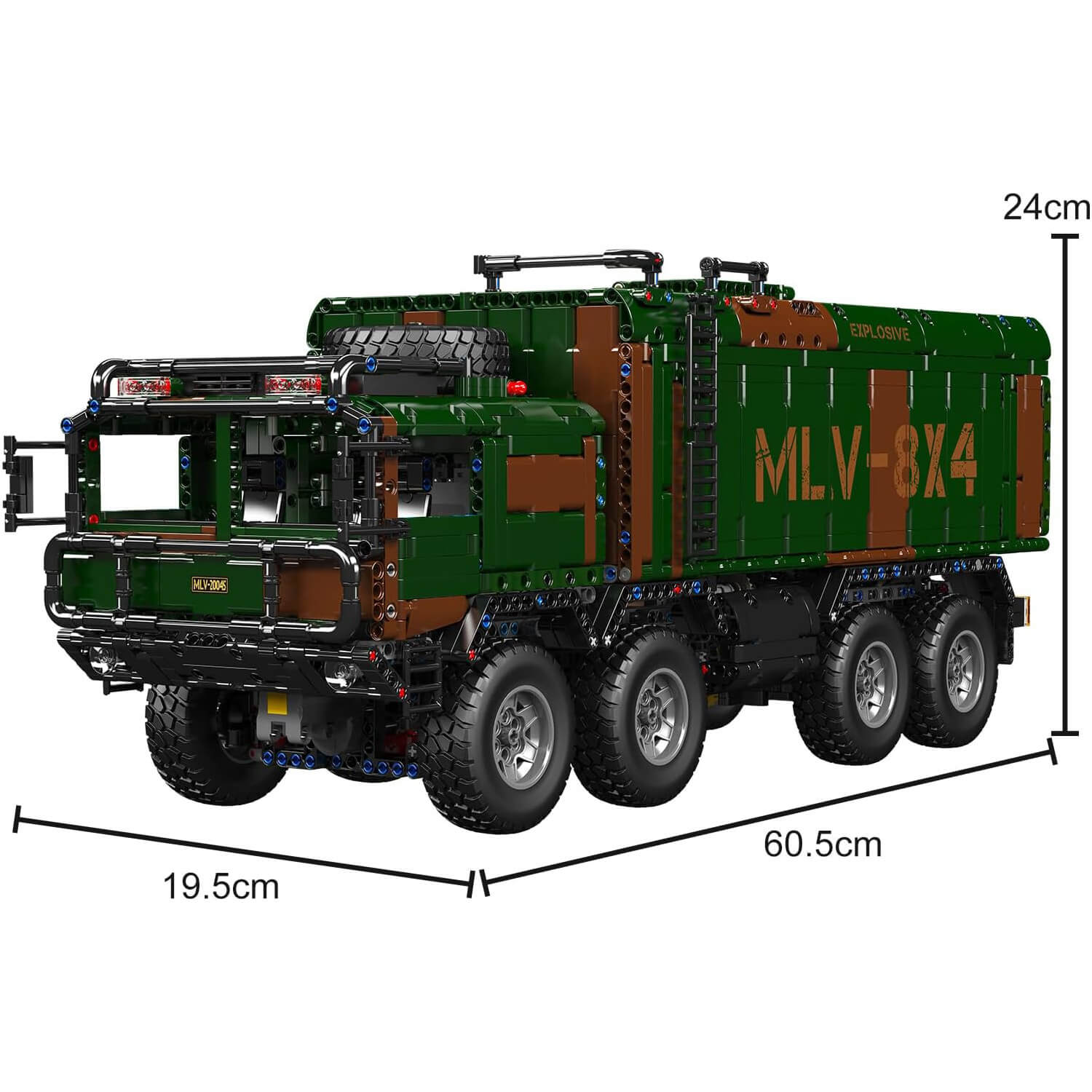 Remote-Controlled Missile Launcher Truck 3593pcs