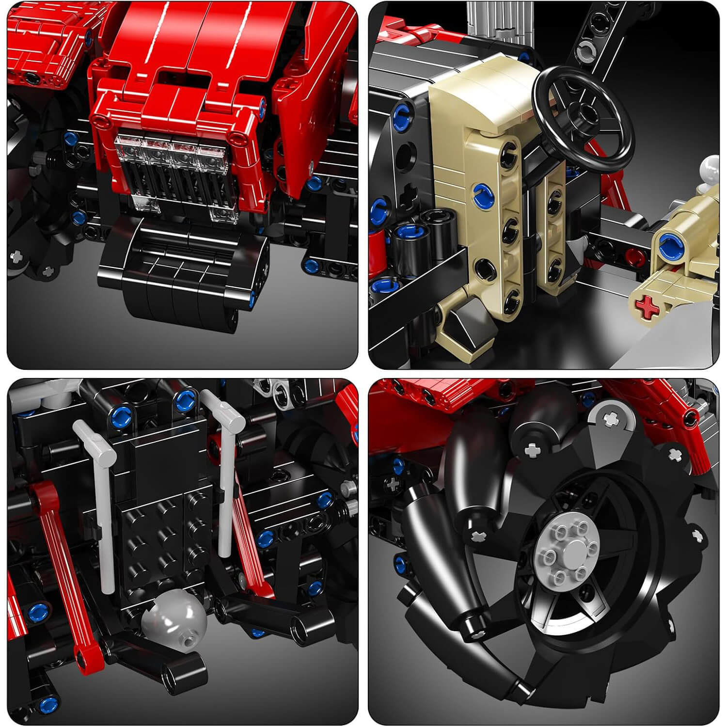 Remote Controlled Agricultural Tractor 1391pcs