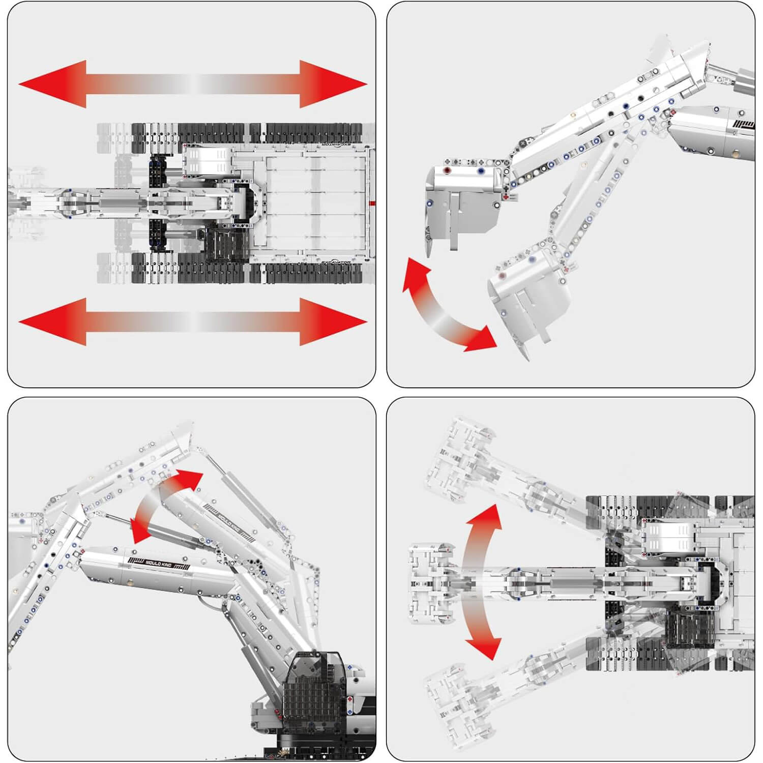 Heavy Duty Crawler Excavator 3194pcs