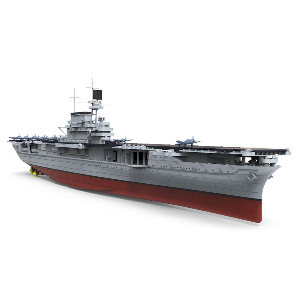 USS Enterprise CV6 Carrier 1:700 Scale - Construction Set