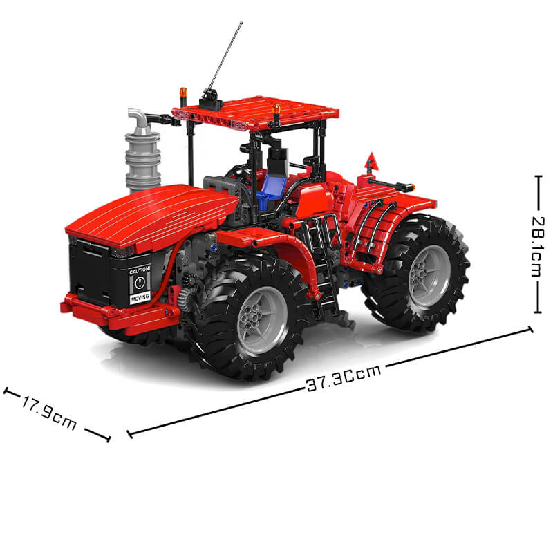 Remote Controlled Red Tractor 1299pcs