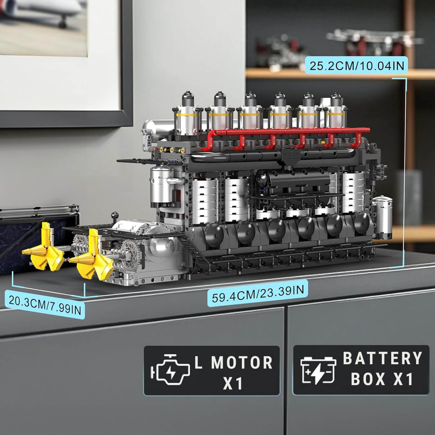 Dual Propeller Marine Diesel Engine 3221pcs