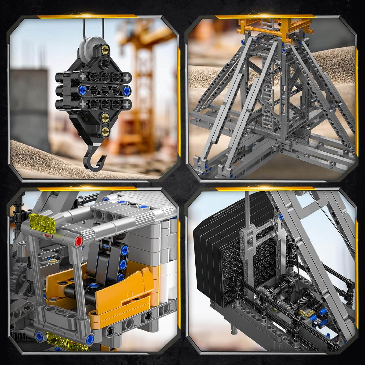 Motorised Industrial Tower Crane 2564pcs