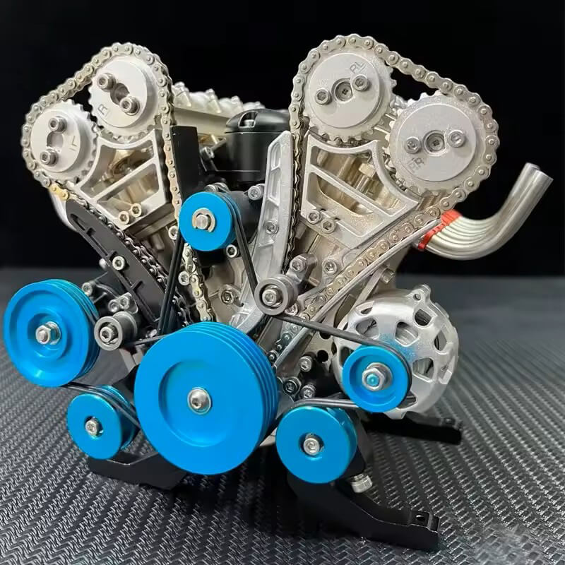 Exposed V8 Engine - Metal Construction Set