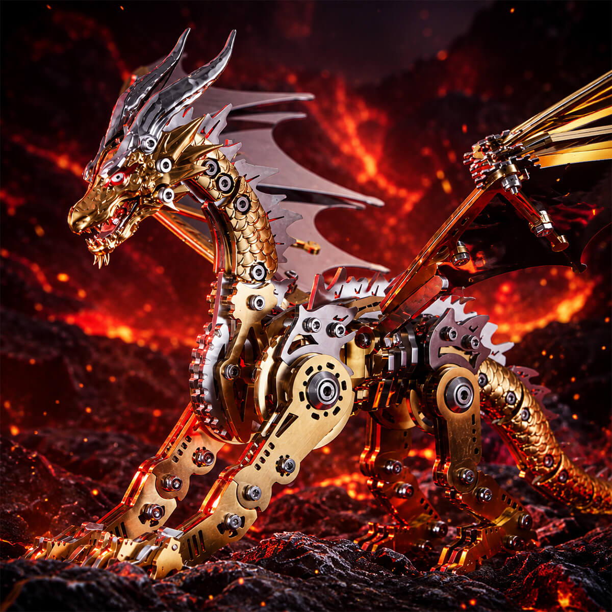 The Mechanical Sky Dragon - Metal Construction Set