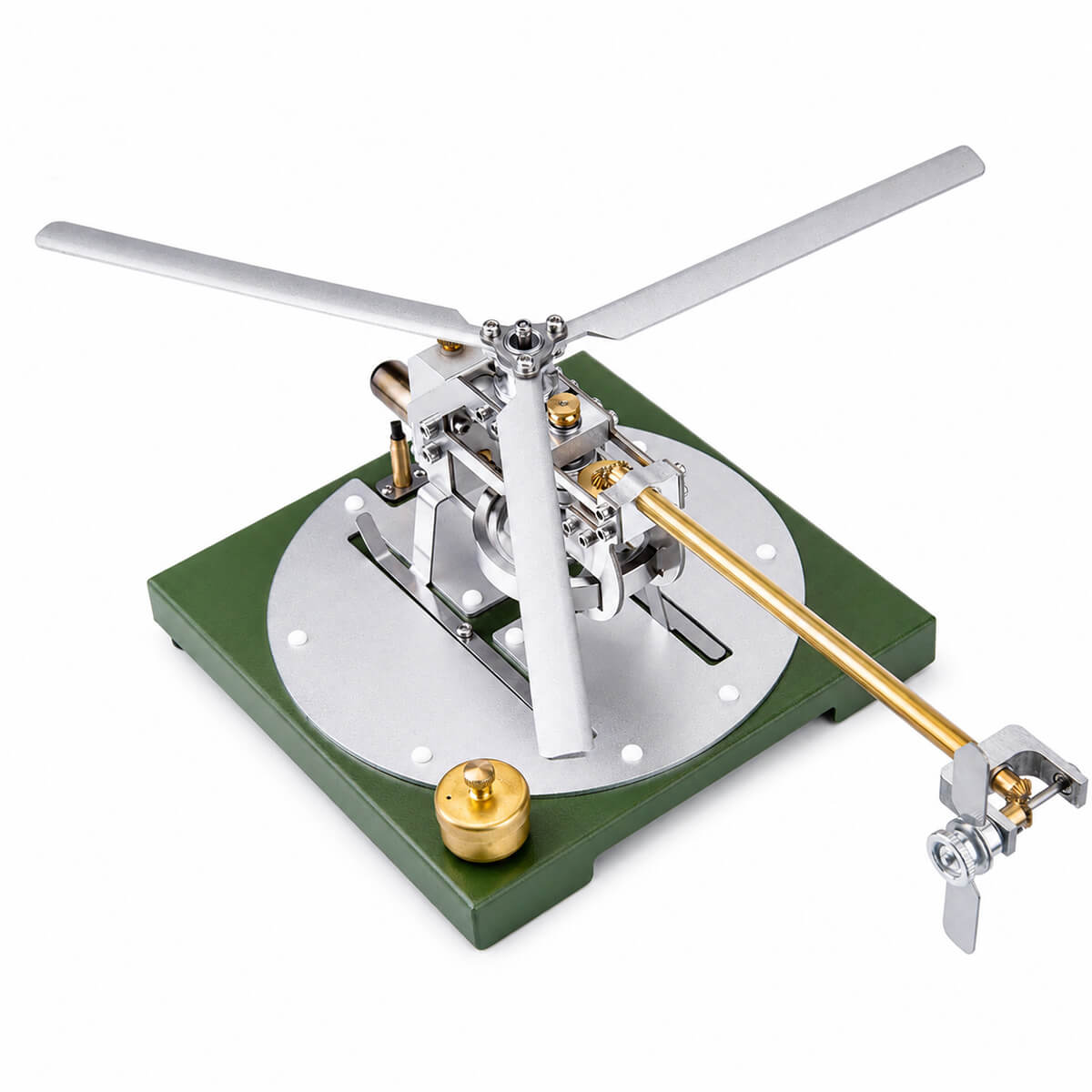 Mechanical Stirling Helicopter - Metal Construction Set