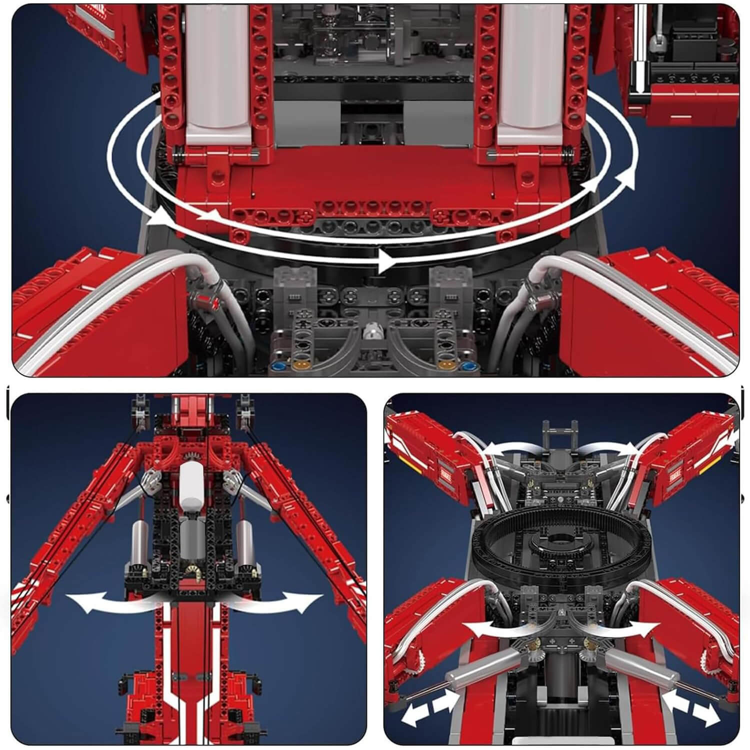 Heavy Duty Remote Controlled Crane V2 8505pcs