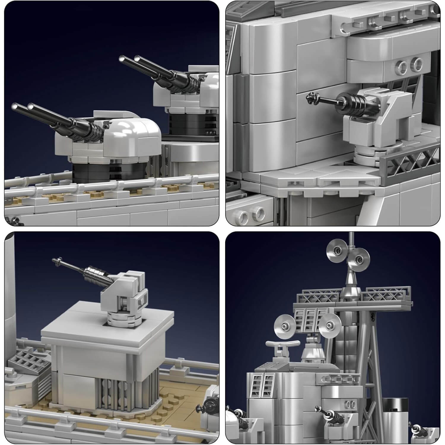Atlantic-Class Naval Destroyer 1814pcs