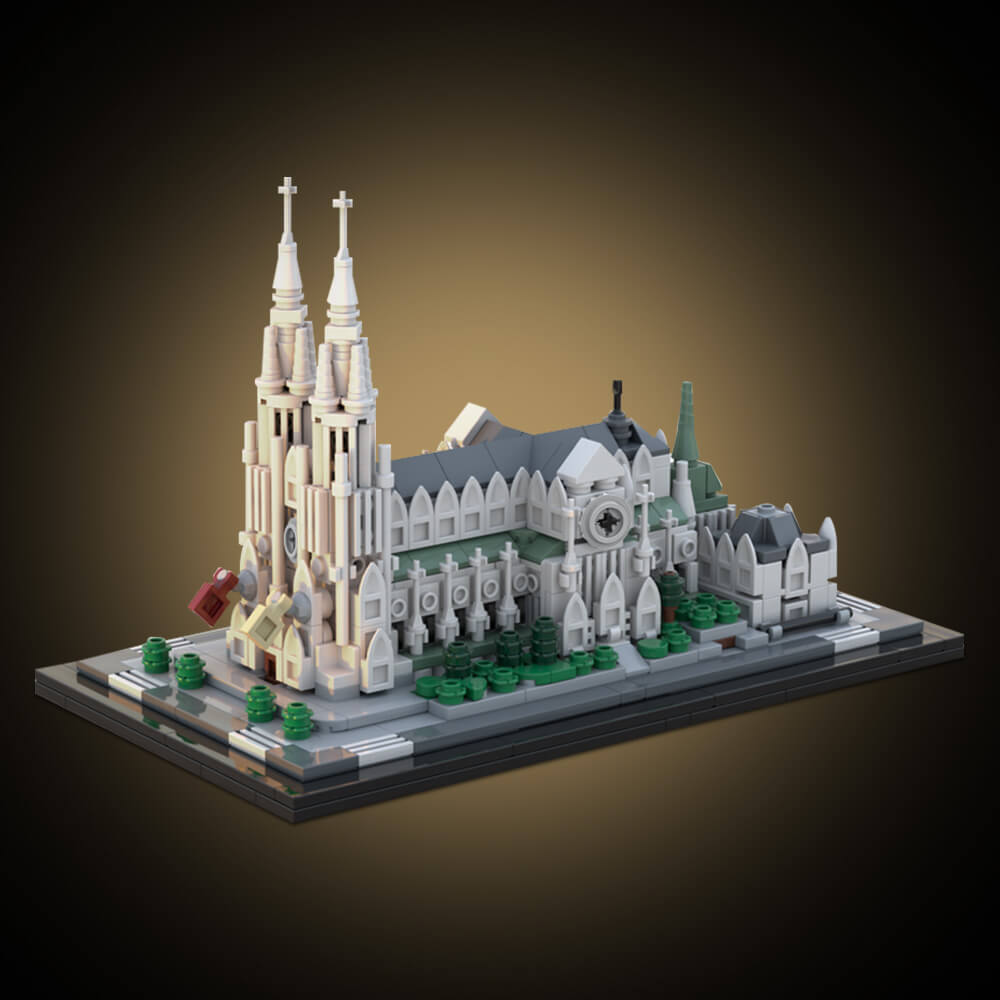 Saint Patrick's Cathedral 1:800 843pcs