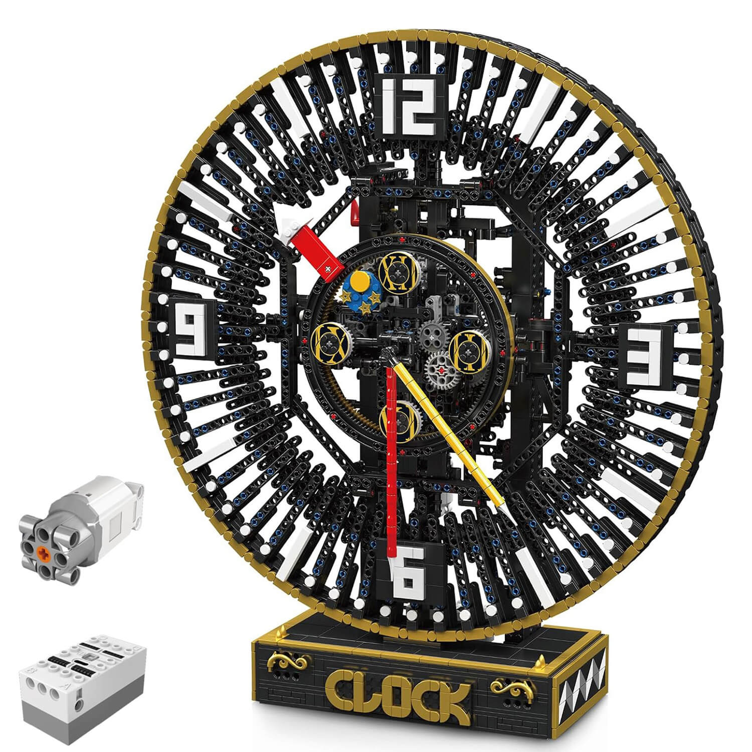 Motorised Steam Punk Mechanical Clock 3674pcs