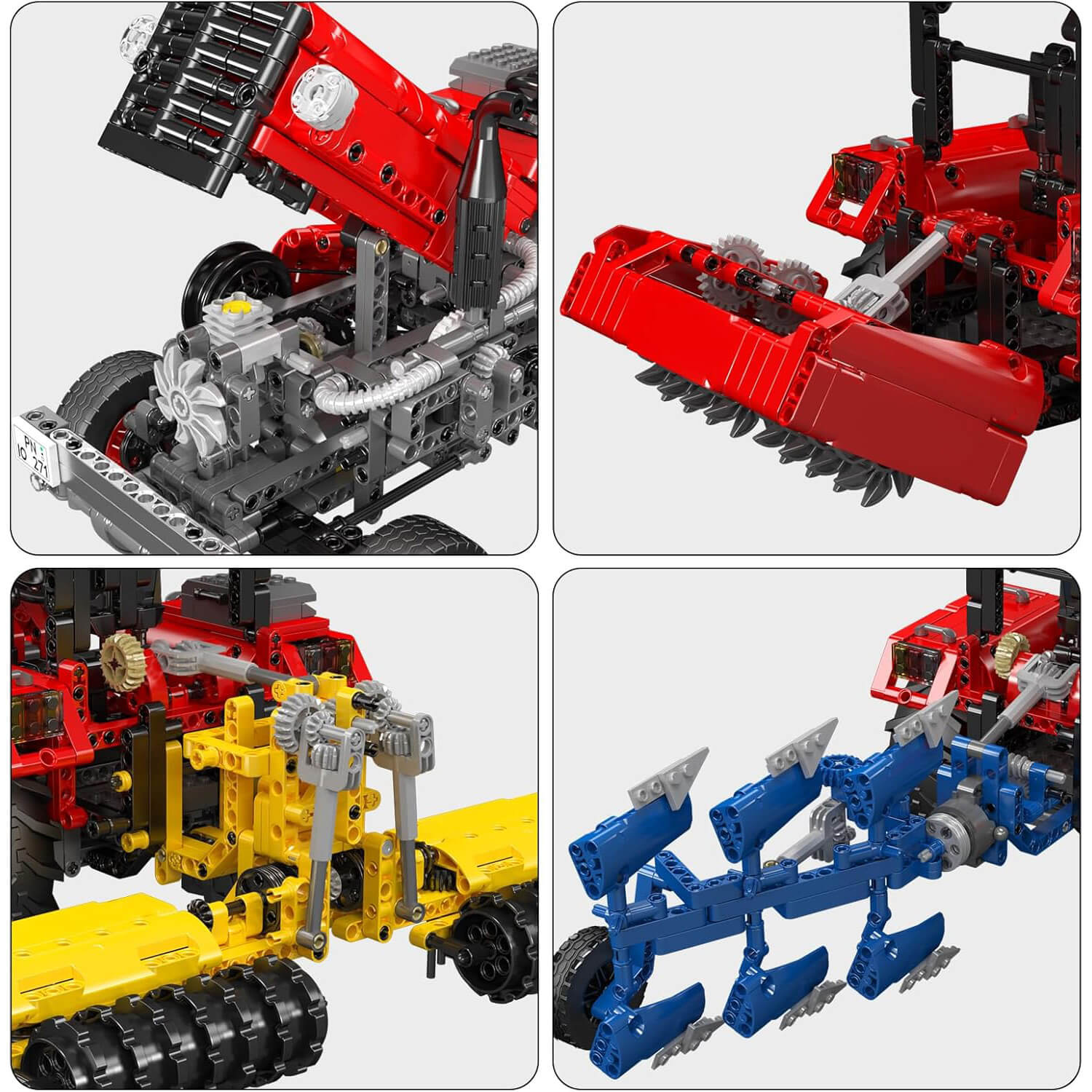 Remote Controlled Classic Tractor 1856pcs