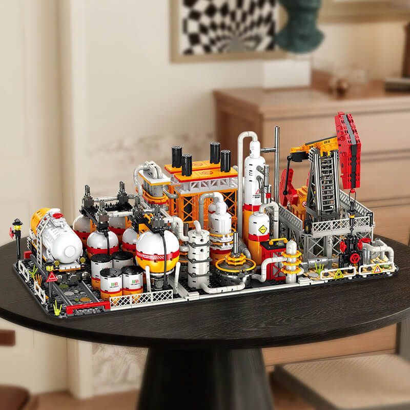 Industrial Oil Refinery Complex 2140pcs