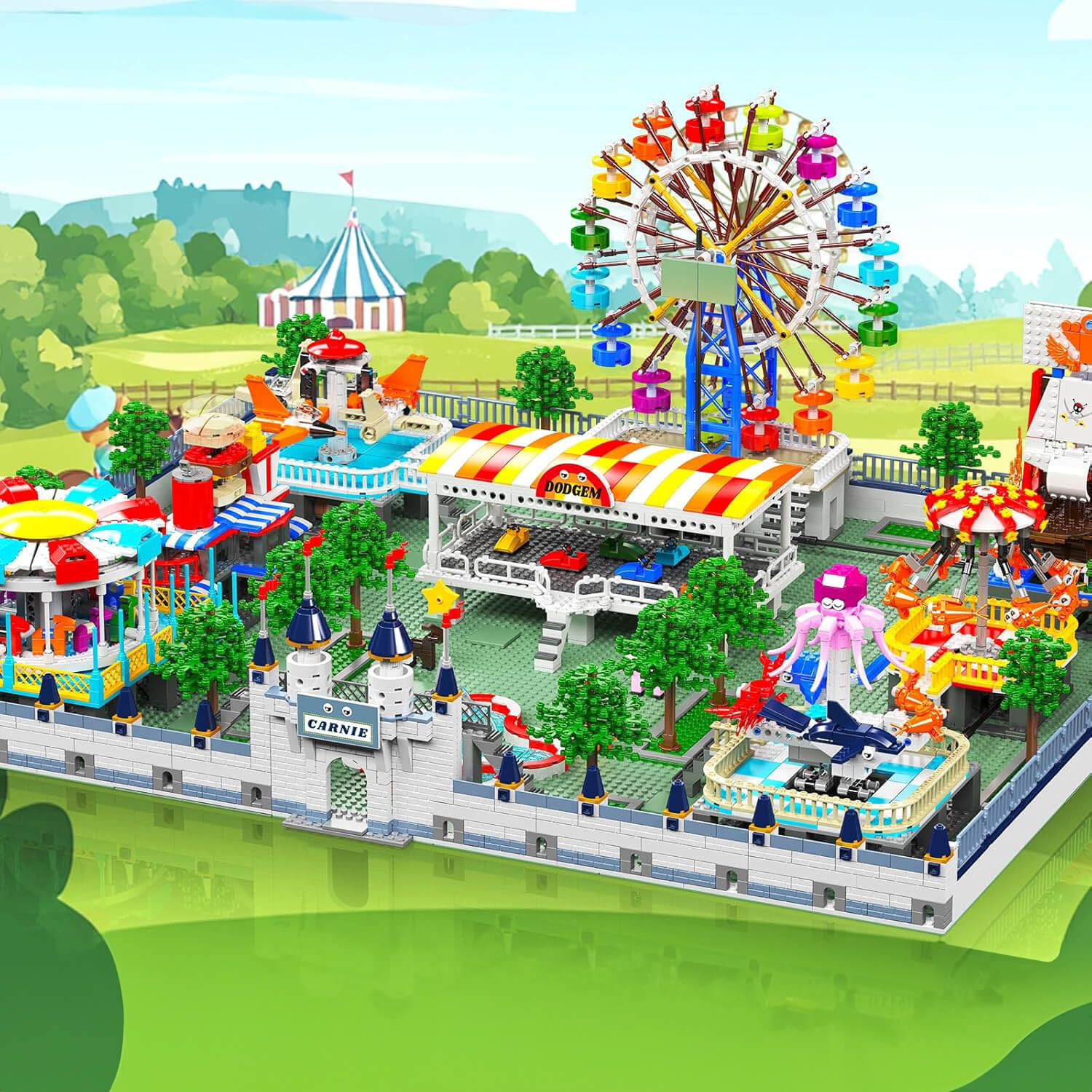 The Ultimate Motorised Amusement Park 5219pcs