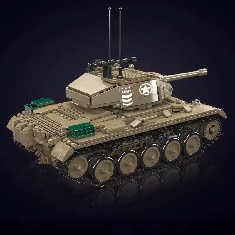Remote Controlled M24 Chaffee Tank 931pcs
