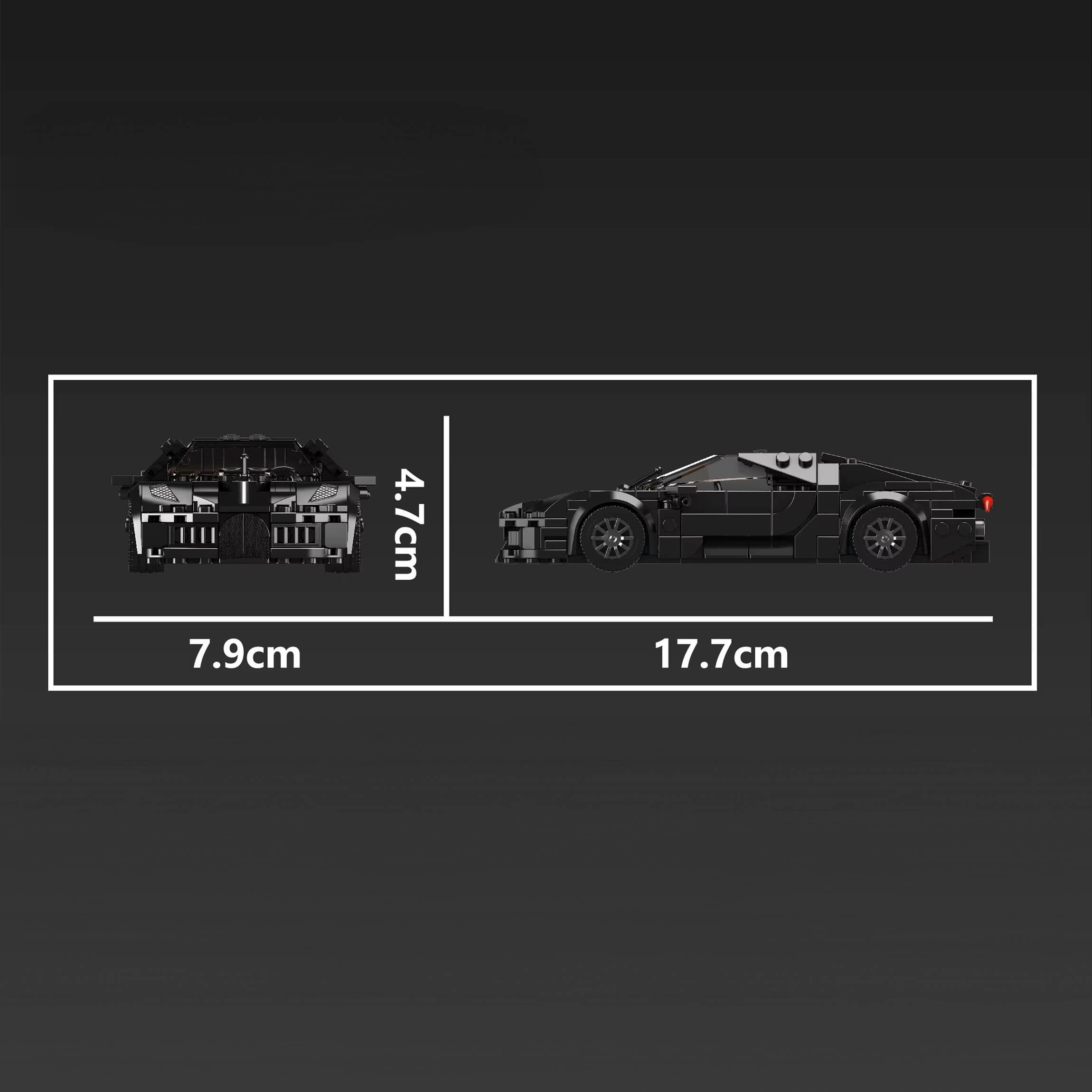 The Black Mamba Hypercar 410pcs
