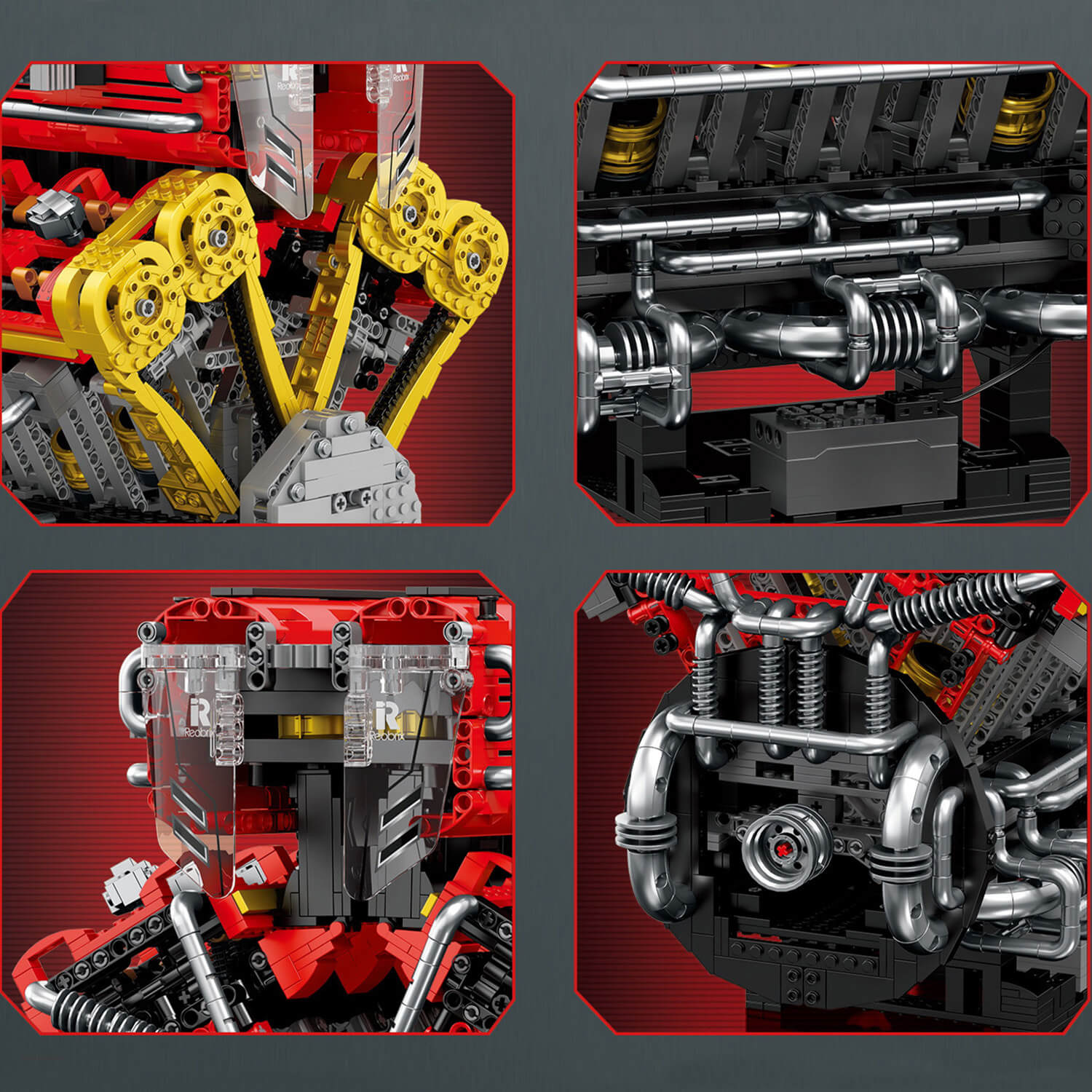 The Ultimate Italian Supercar V12 Engine 4718pcs