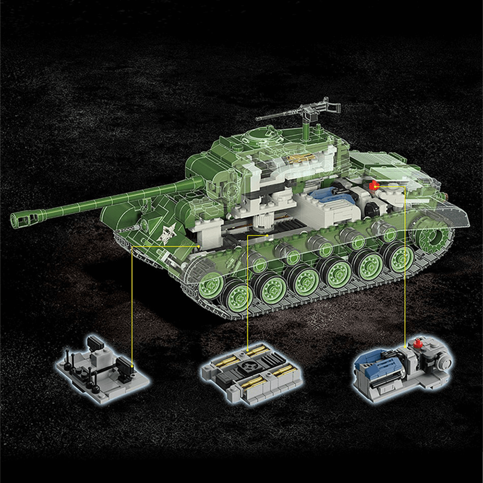 M26 Pershing Heavy Tank 1702pcs