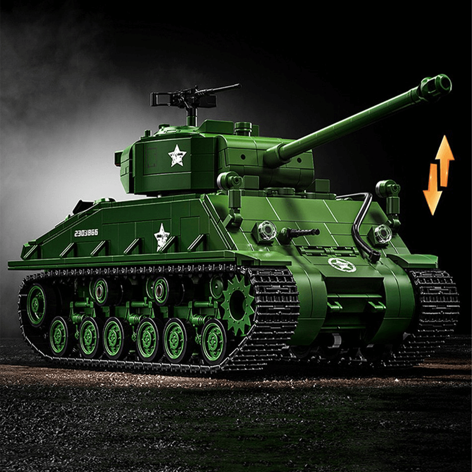 M4 Sherman Tank 1681pcs