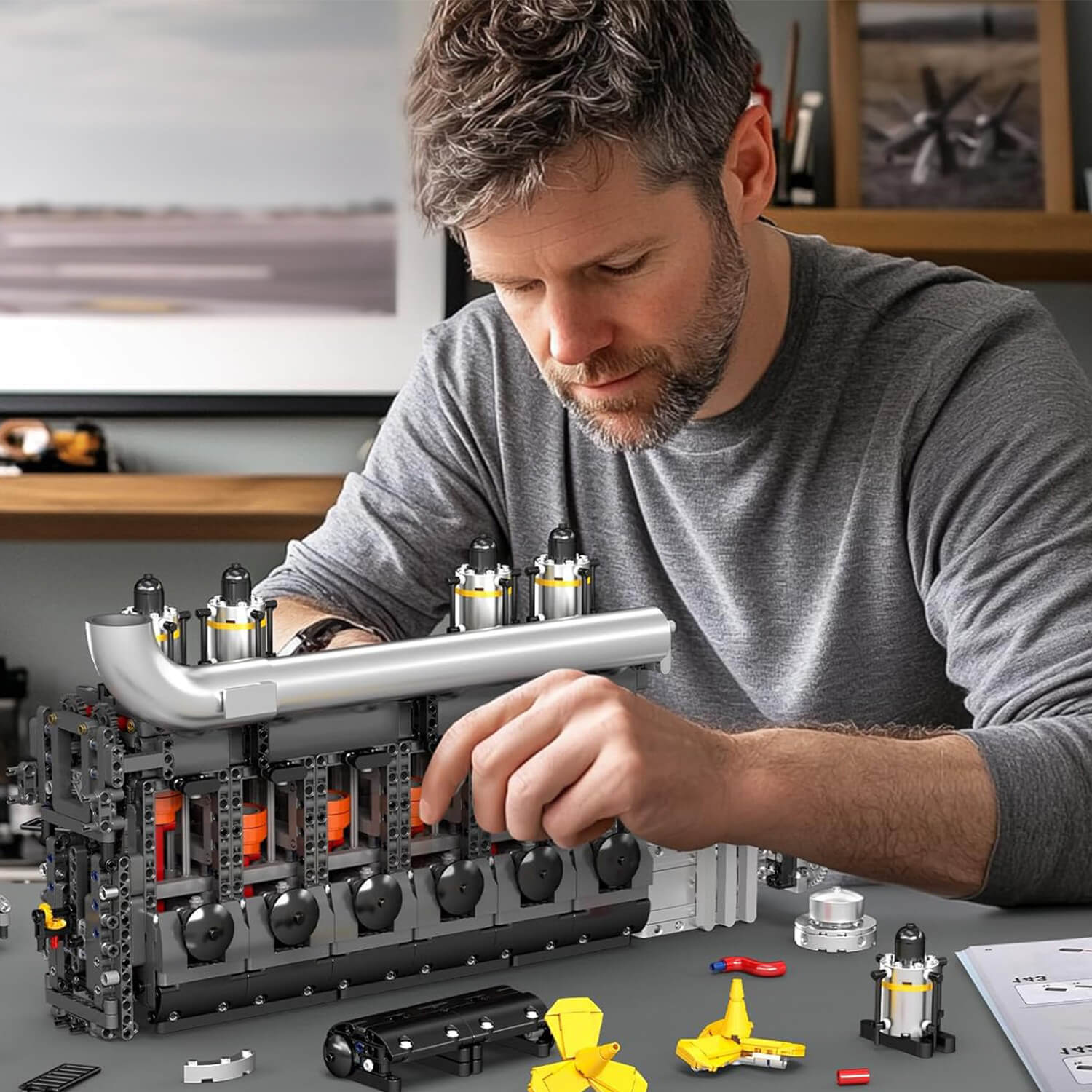 Dual Propeller Marine Diesel Engine 3221pcs