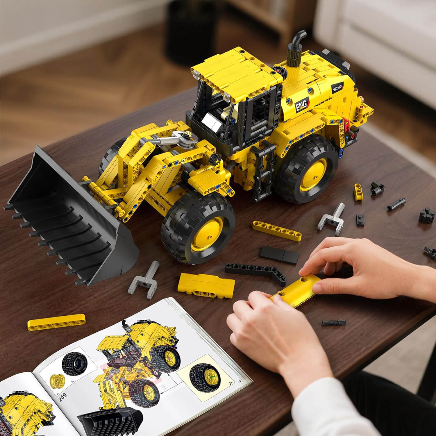 Heavy Construction Loader 909pcs