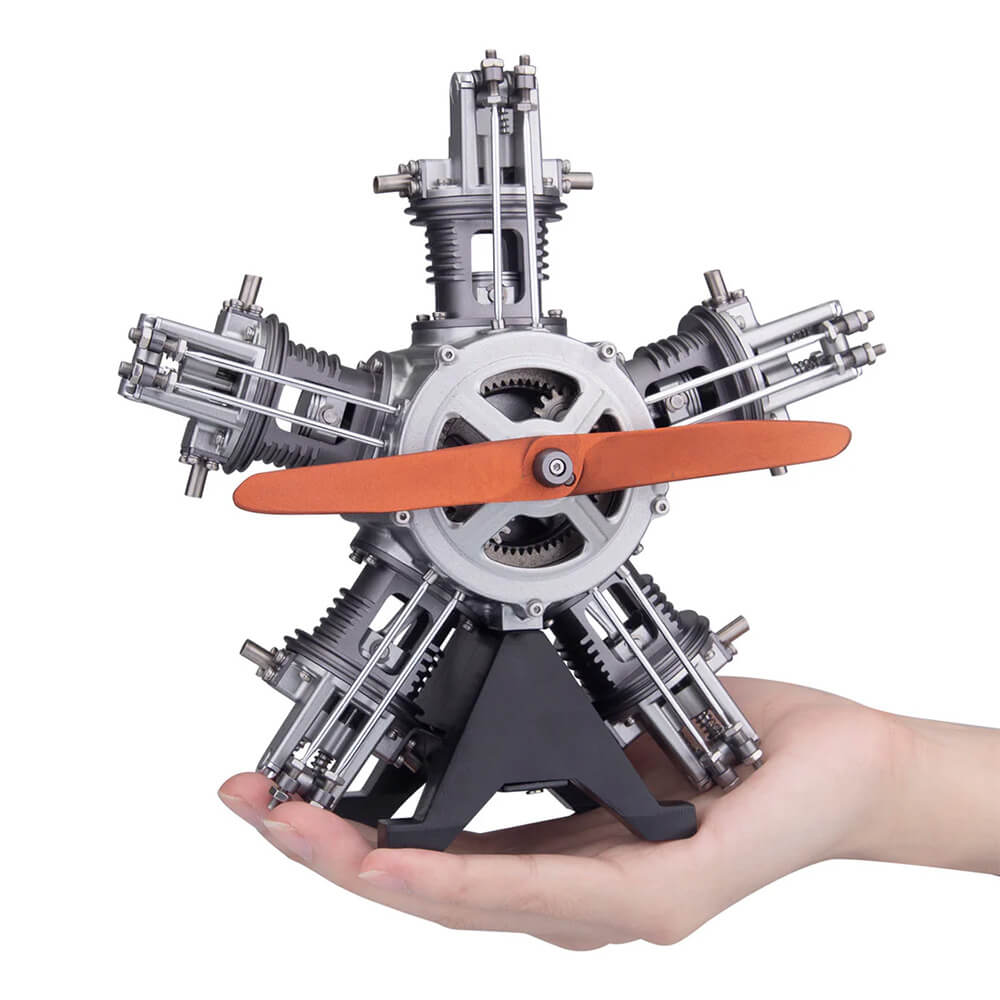 Radial Aircraft Engine - Metal Construction Set