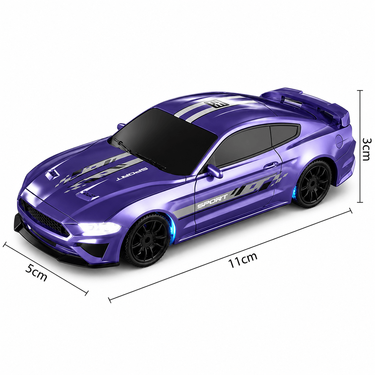 Purple Drifting American Icon