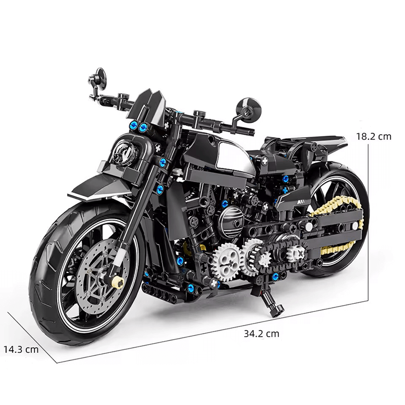 Dark Shadow Motorbike 679pcs