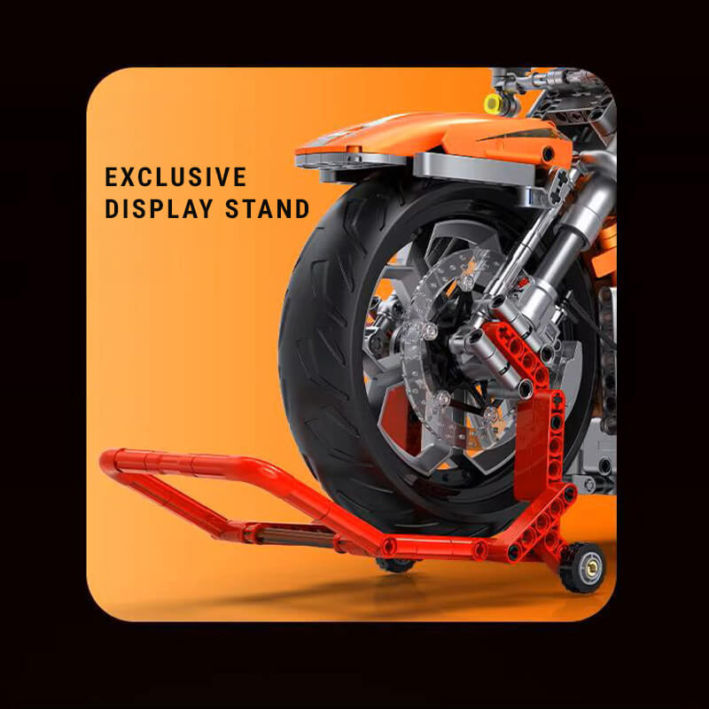 Orange Flame Heavy-Duty Bike 2391pcs
