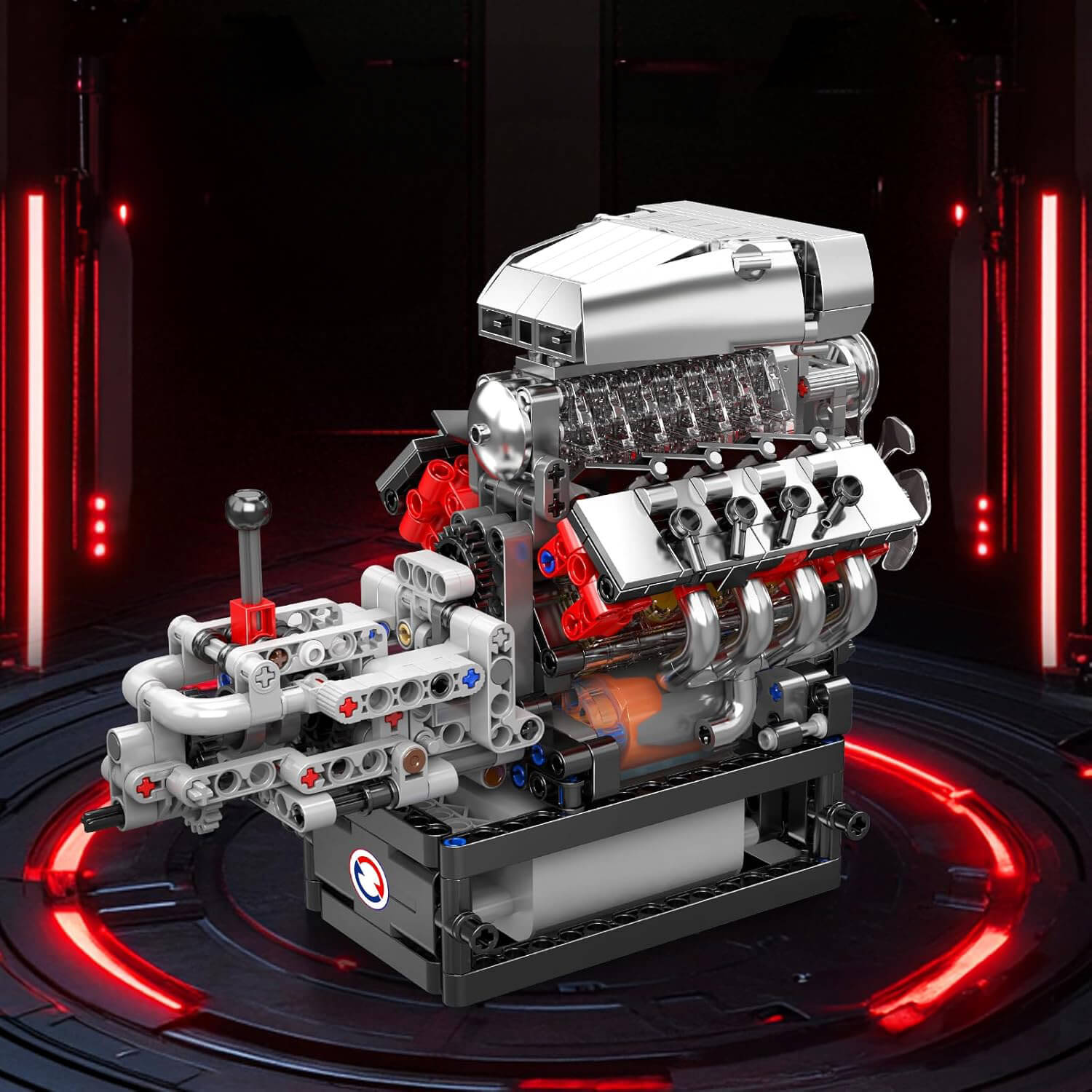 The Iconic V8 Supercharger Engine 854pcs