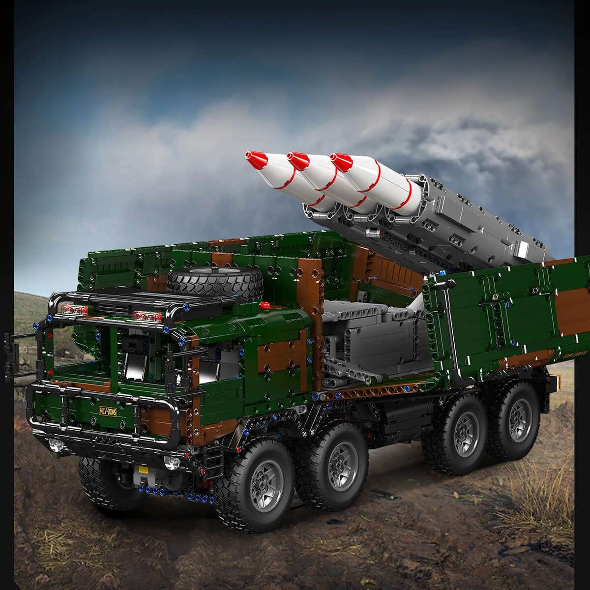 Remote-Controlled Missile Launcher Truck 3593pcs