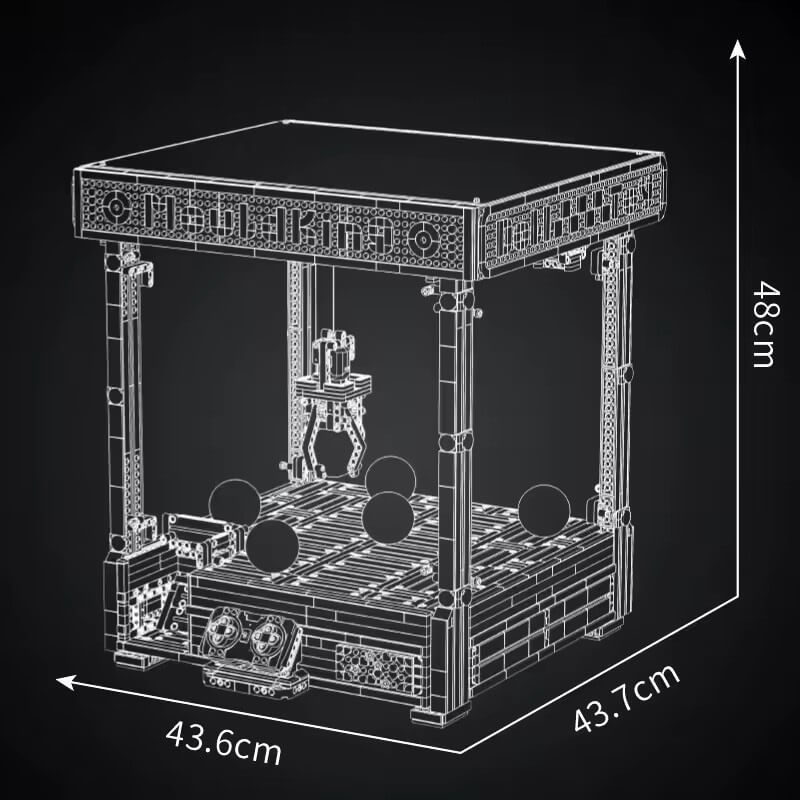 Lucky Claw Arcade Machine 2921pcs
