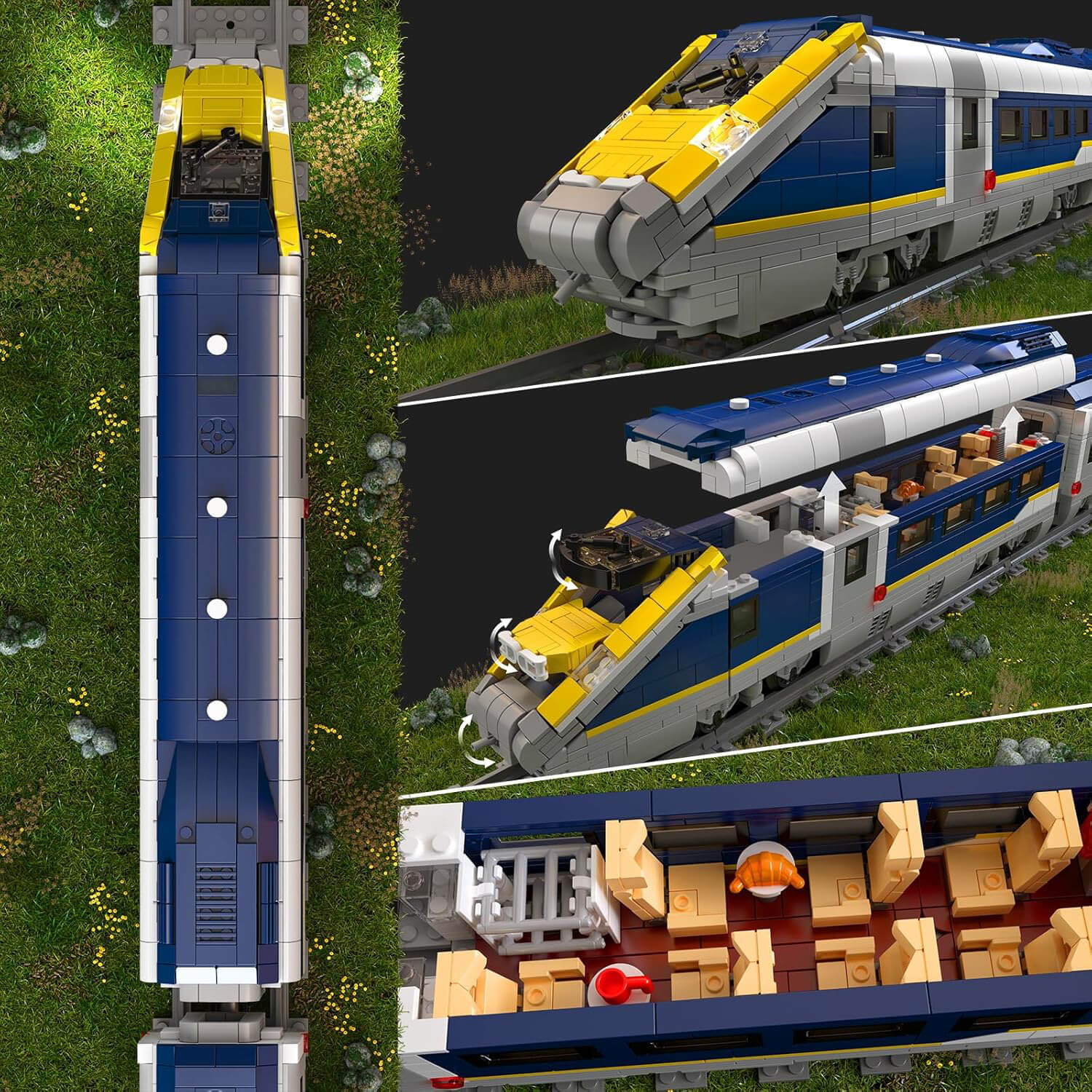 Remote Controlled Eurostar E320 1947pcs