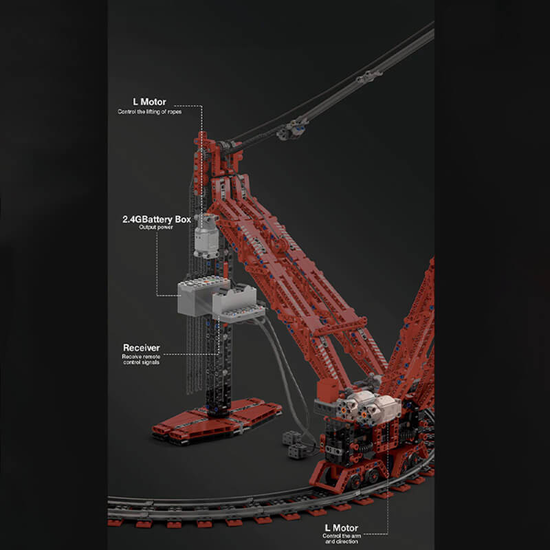 The World’s Strongest Land‑Based Crane 1195pcs