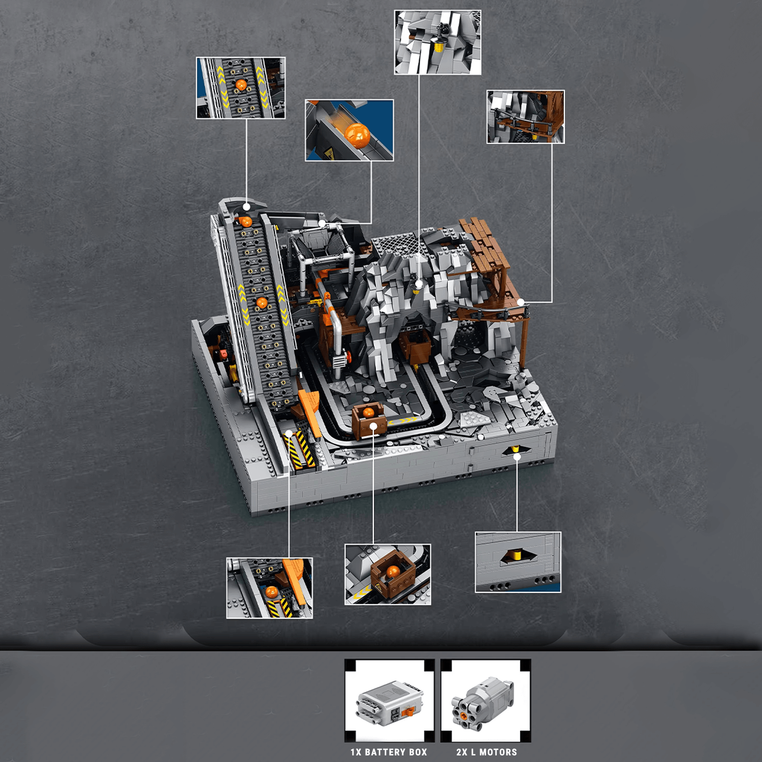 Motorised Mining GBC 3337pcs