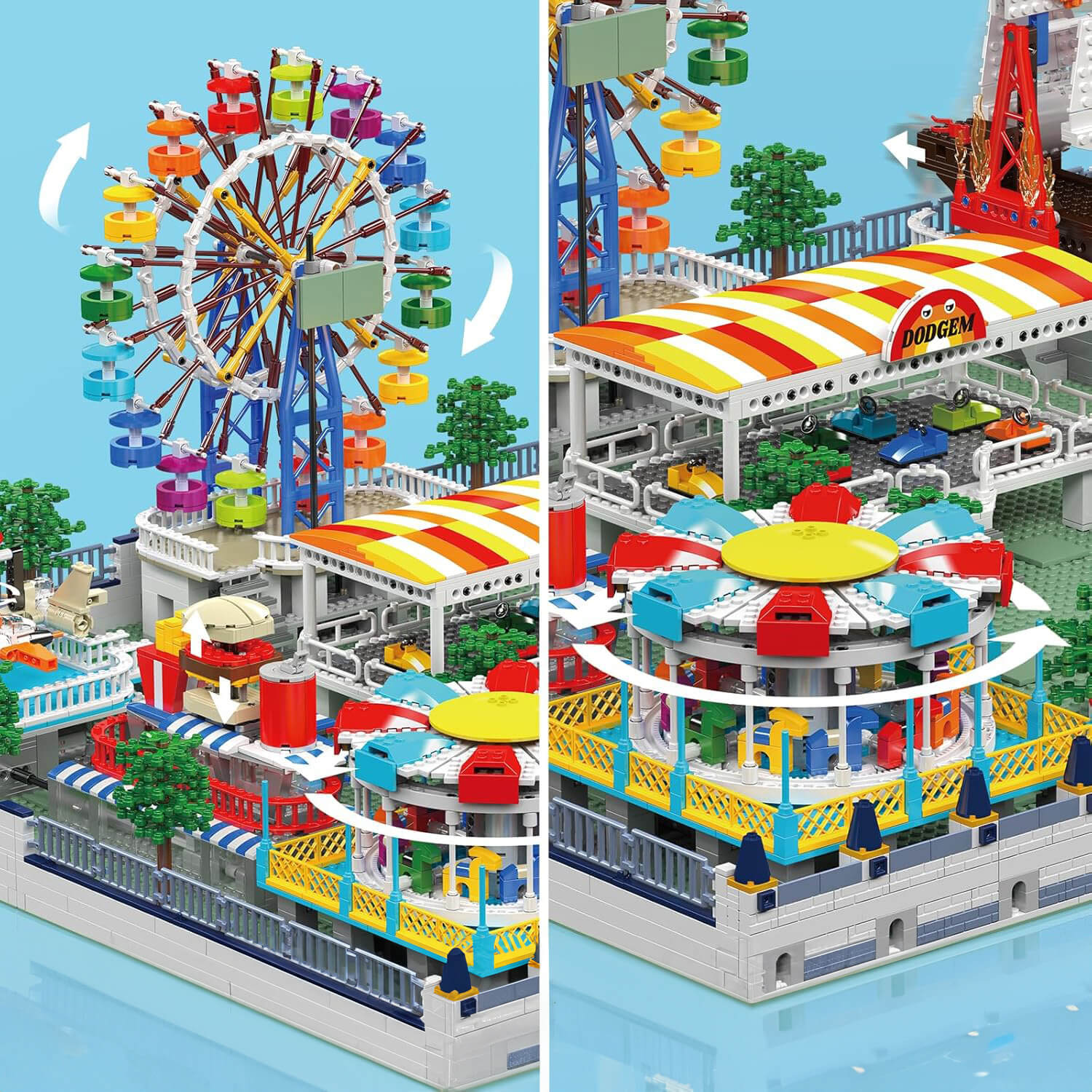 The Ultimate Motorised Amusement Park 5219pcs
